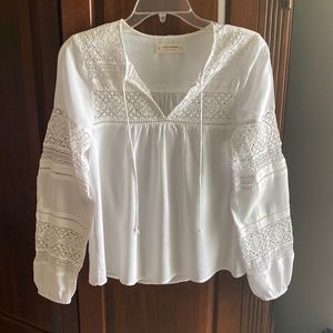 Lucky Brand lace boho top